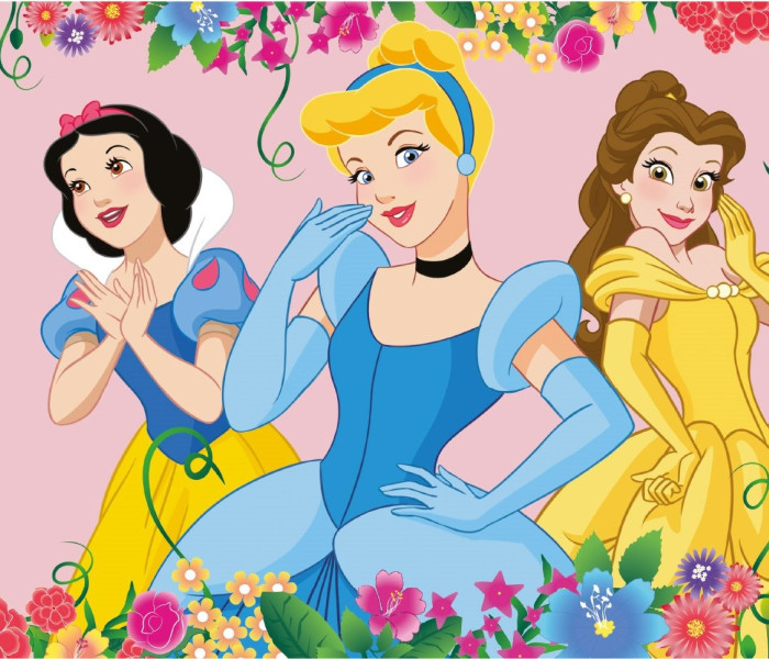 Puzzle - Dino - Virágzó hercegnők