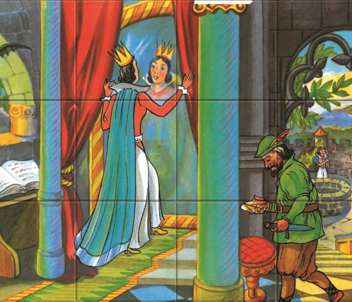 Puzzle - Dino - Hófehérke