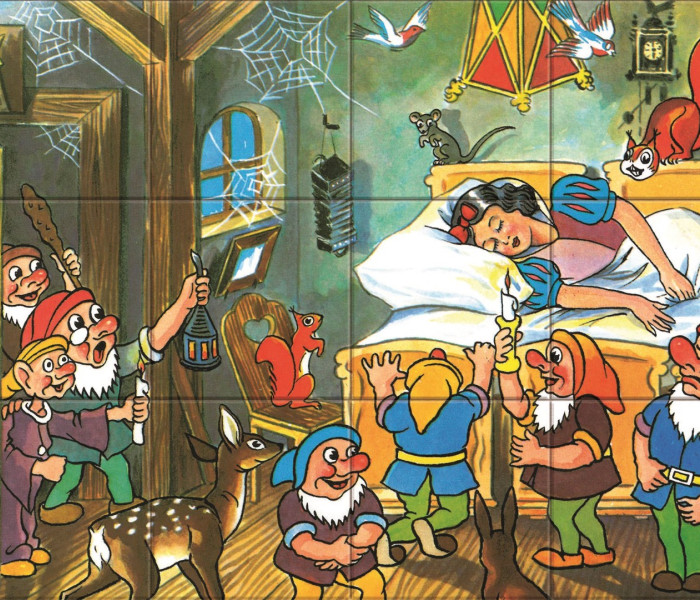 Puzzle - Dino - Hófehérke