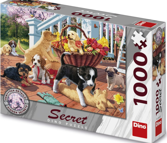 Puzzle - Dino - Kölyökkutyák secret collection