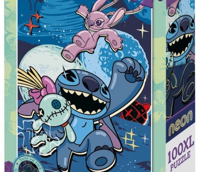 Puzzle - Dino - Stitch Világító kirakós