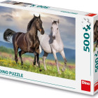 Puzzle - Dino - Szerelmes lovak