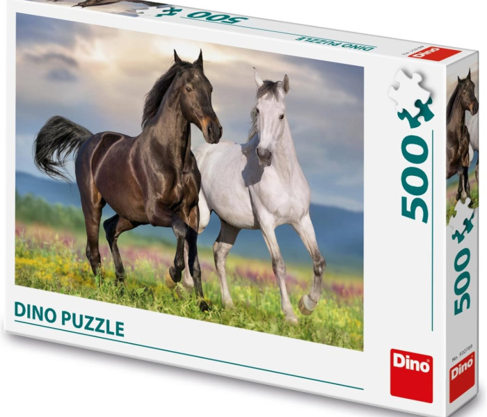 Puzzle - Dino - Szerelmes lovak