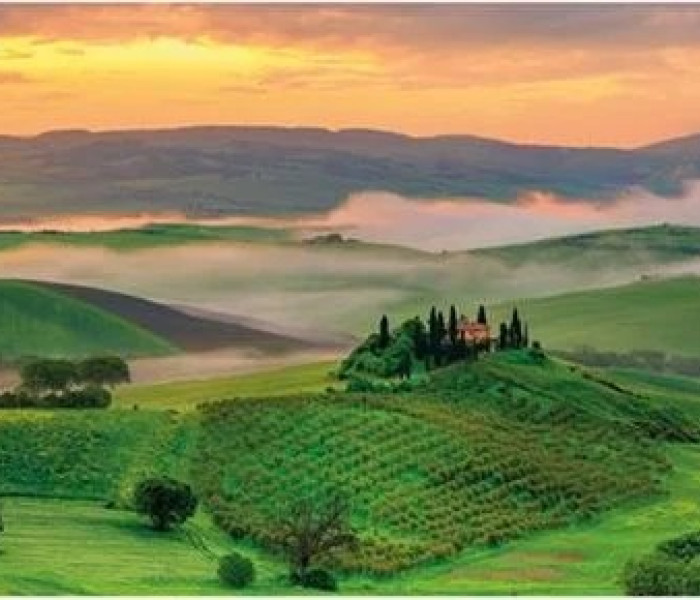 Puzzle - Dino - Napnyugta - Panoramatikus Puzzle