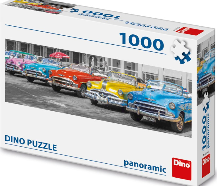 Puzzle - Dino - Veteránok találkozója - Panoramatikus Puzzle