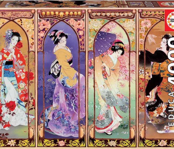 Puzzle - Educa - Japán kollázs