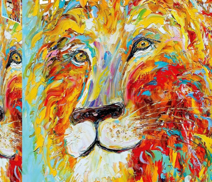Puzzle - Enjoy - Színes oroszlán