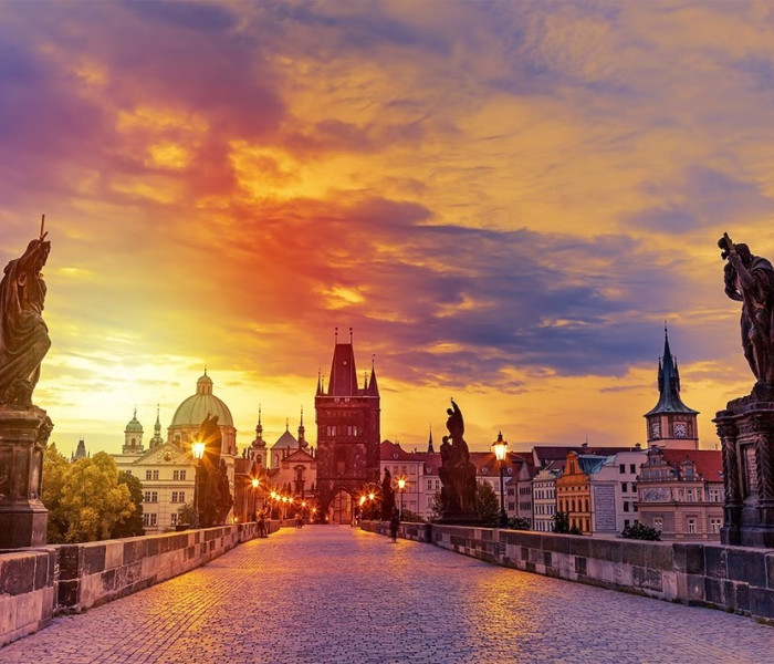 Puzzle - Enjoy - Károly híd naplementekor, Prága