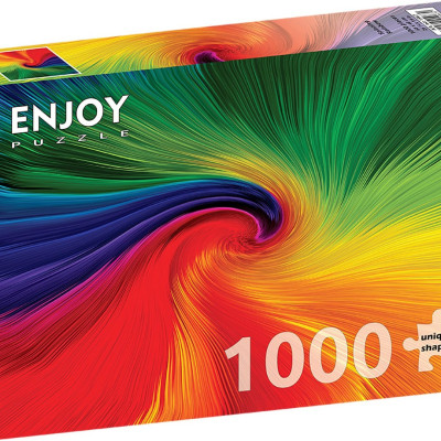 Egy forgó szivárvány