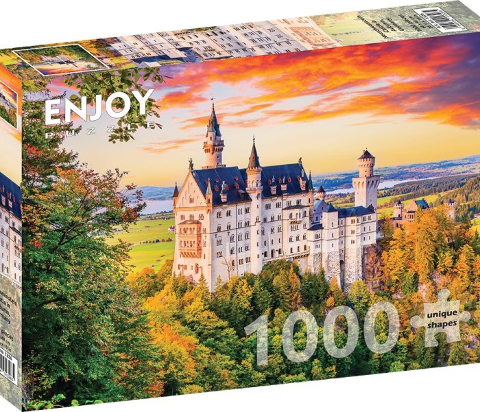 Puzzle - Enjoy - Neuschwanstein kastély ősszel Németországban
