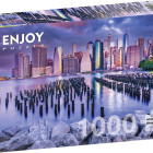 Puzzle - Enjoy - Felhős ég Manhattan, New York felett