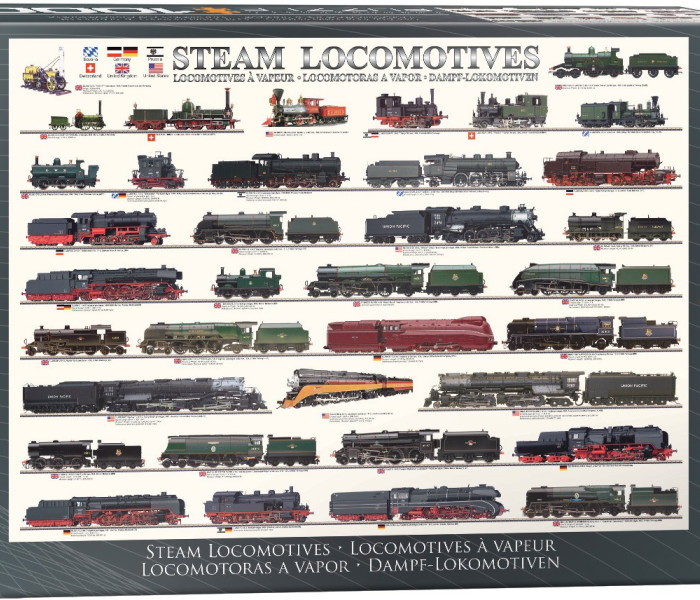 Puzzle - Eurographics - Gőzmozdonyok