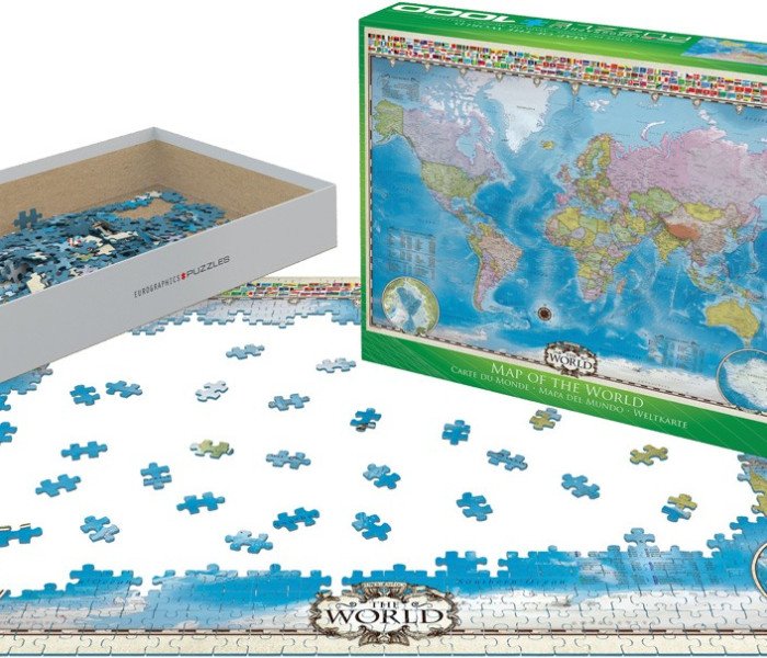 Puzzle - Eurographics - Világtérkép