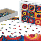 Puzzle - Eurographics - Kandinszkij színes négyzetek tanulmányozása