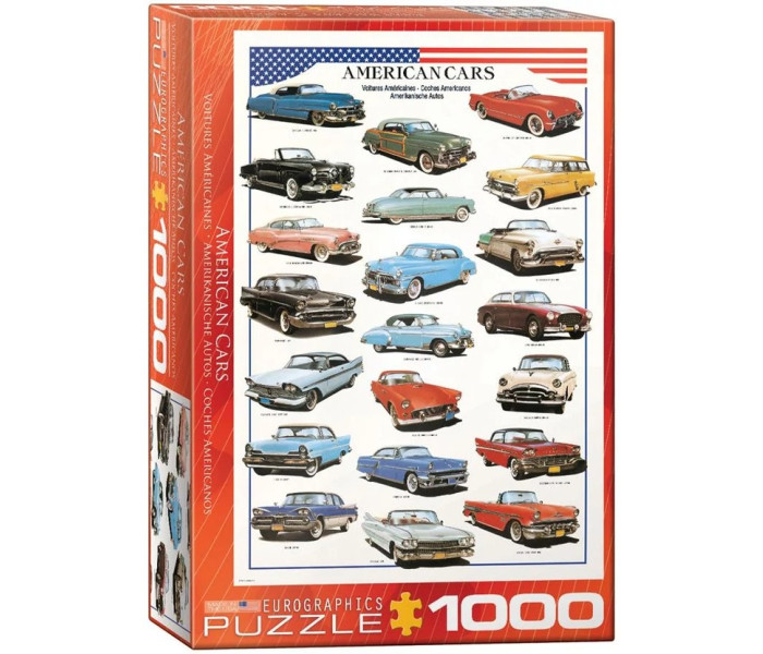 Puzzle - Eurographics - Az 1950-es évek amerikai autói
