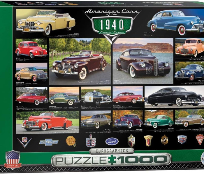 Puzzle - Eurographics - Az 1940-es évek amerikai autói