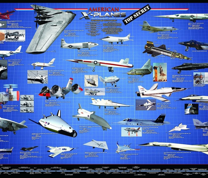 Puzzle - Eurographics - Amerikai X-repülők