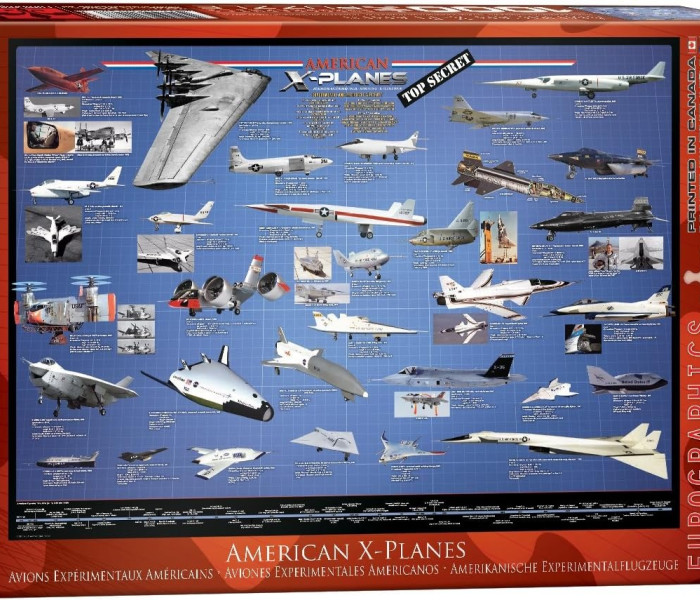 Puzzle - Eurographics - Amerikai X-repülők