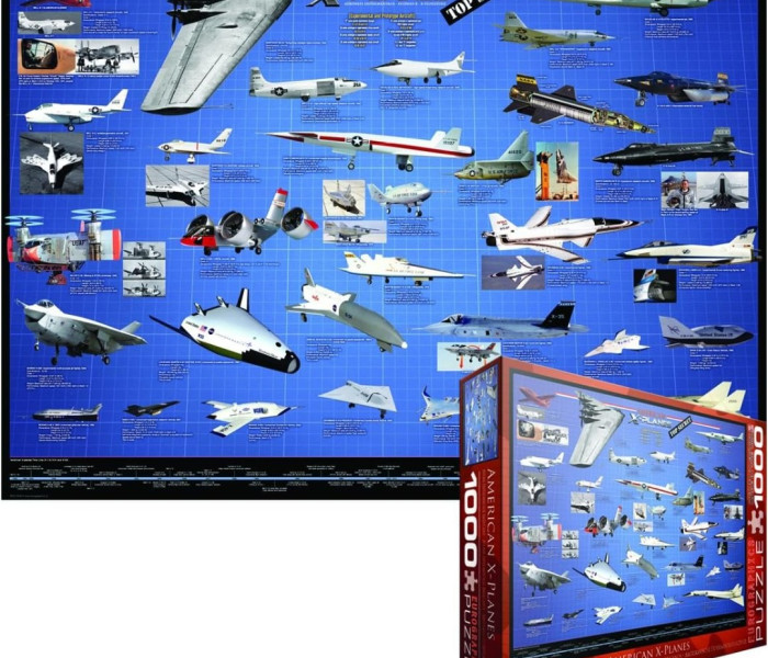 Puzzle - Eurographics - Amerikai X-repülők