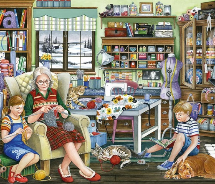 Puzzle - Falcon - Nagymama varrószobája