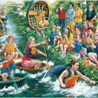 Puzzle - Falcon - Verseny a vízben