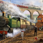 Puzzle - Falcon - Vasúti postai szállítás