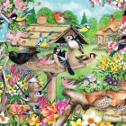 Puzzle - Falcon - Madarak a tavaszi kertben