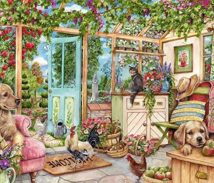 Puzzle - Falcon - Üvegház