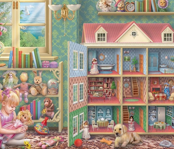 Puzzle - Falcon - Egy babaház emléke