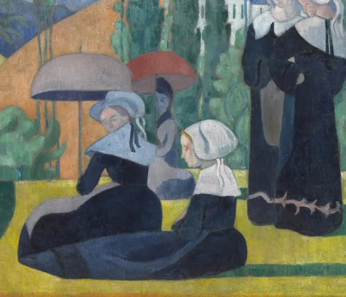 Puzzle - Grafika - Bretonok esernyőkkel