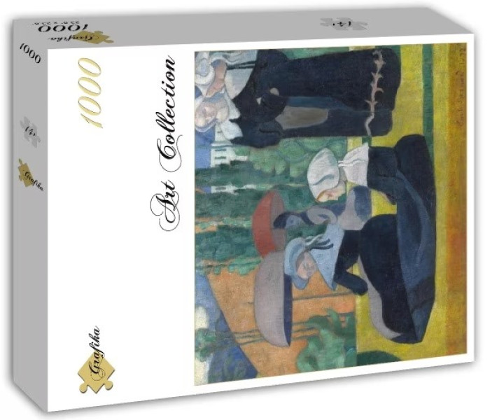 Puzzle - Grafika - Bretonok esernyőkkel