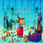 Puzzle - Grafika - Boszorkány