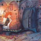 Puzzle - Grafika - Boszorkány hálószobája