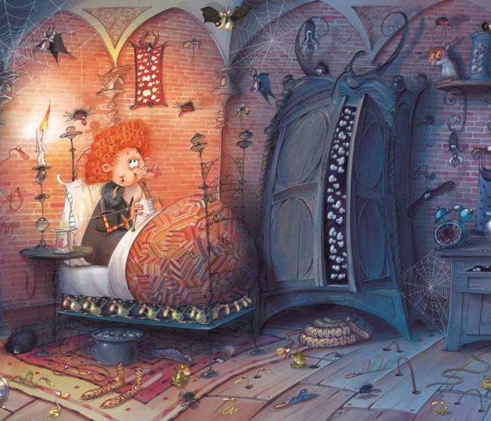 Puzzle - Grafika - Boszorkány hálószobája