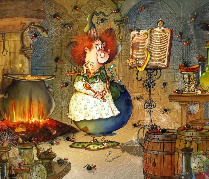 Puzzle - Grafika - Boszorkányság receptje