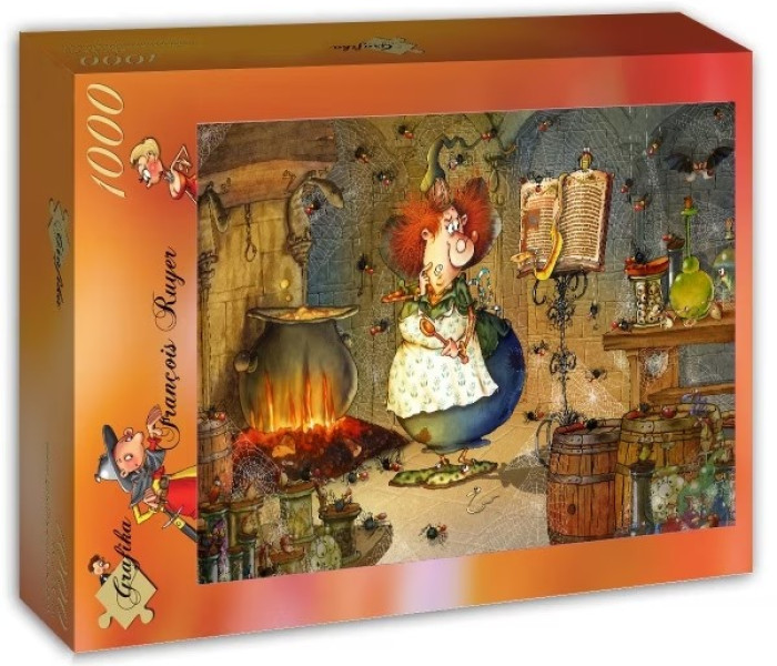 Puzzle - Grafika - Boszorkányság receptje