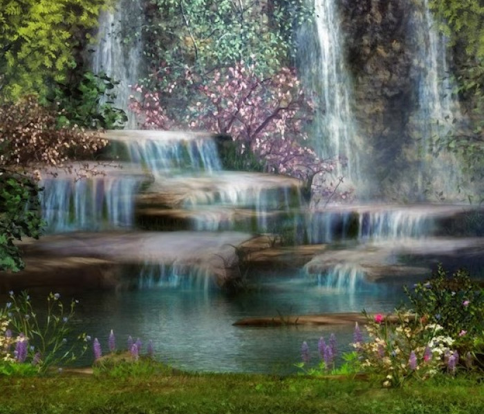 Puzzle - Grafika - Varázslatos vízesés