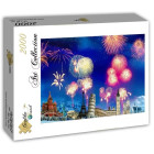 Puzzle - Grafika - Újév a világ körül