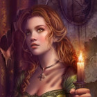 Puzzle - Grafika - Gyertyafénynél