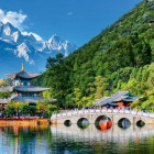 Puzzle - Grafika - Jáde Sárkány Hóhegy