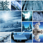 Puzzle - Grafika - Téli kollázs