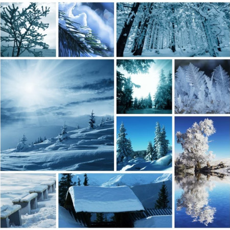 Téli kollázs