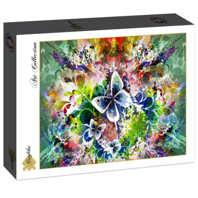 Tavaszi virágok és pillangók