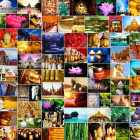 Puzzle - Grafika - Kollázs - Zen