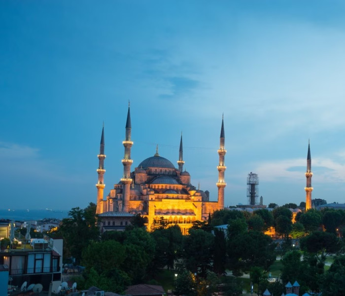 Puzzle - Grafika - Kék Mecset, Törökország