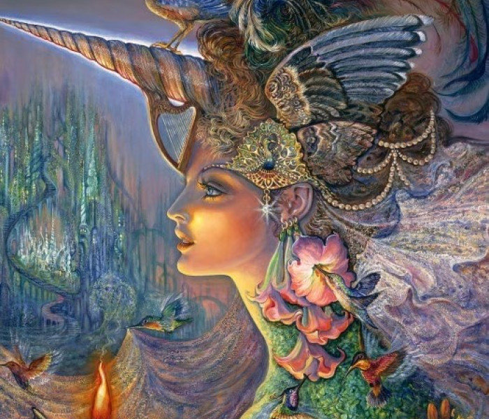 Puzzle - Grafika - Az unikornisok hölgye