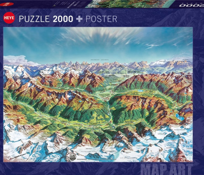 Puzzle - Heye - Alpesi panoráma