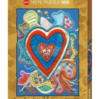 Puzzle - Heye - Piros és kék