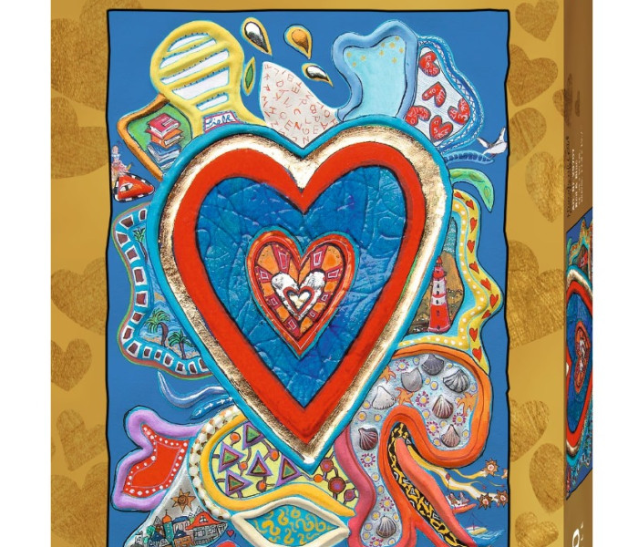 Puzzle - Heye - Piros és kék