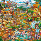 Puzzle - Heye - Egzotikus szafari - Triangular puzzle